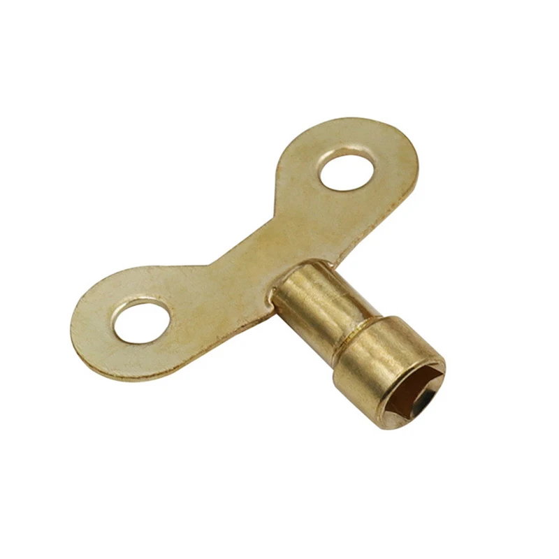 Plumbing Hole Faucet Key Radiator Water Valve Tap 6mm Square Socket Special Lock Wrench Iron For Air Valve 1Pcs plumbing tool