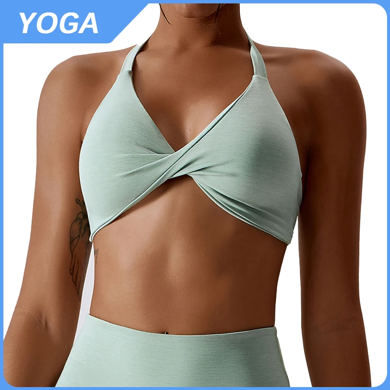 

Four Seasons Sports Fitness Bra Casual Tight Quick Dried Yoga Suit Outdoor Running Back Sports Underwear