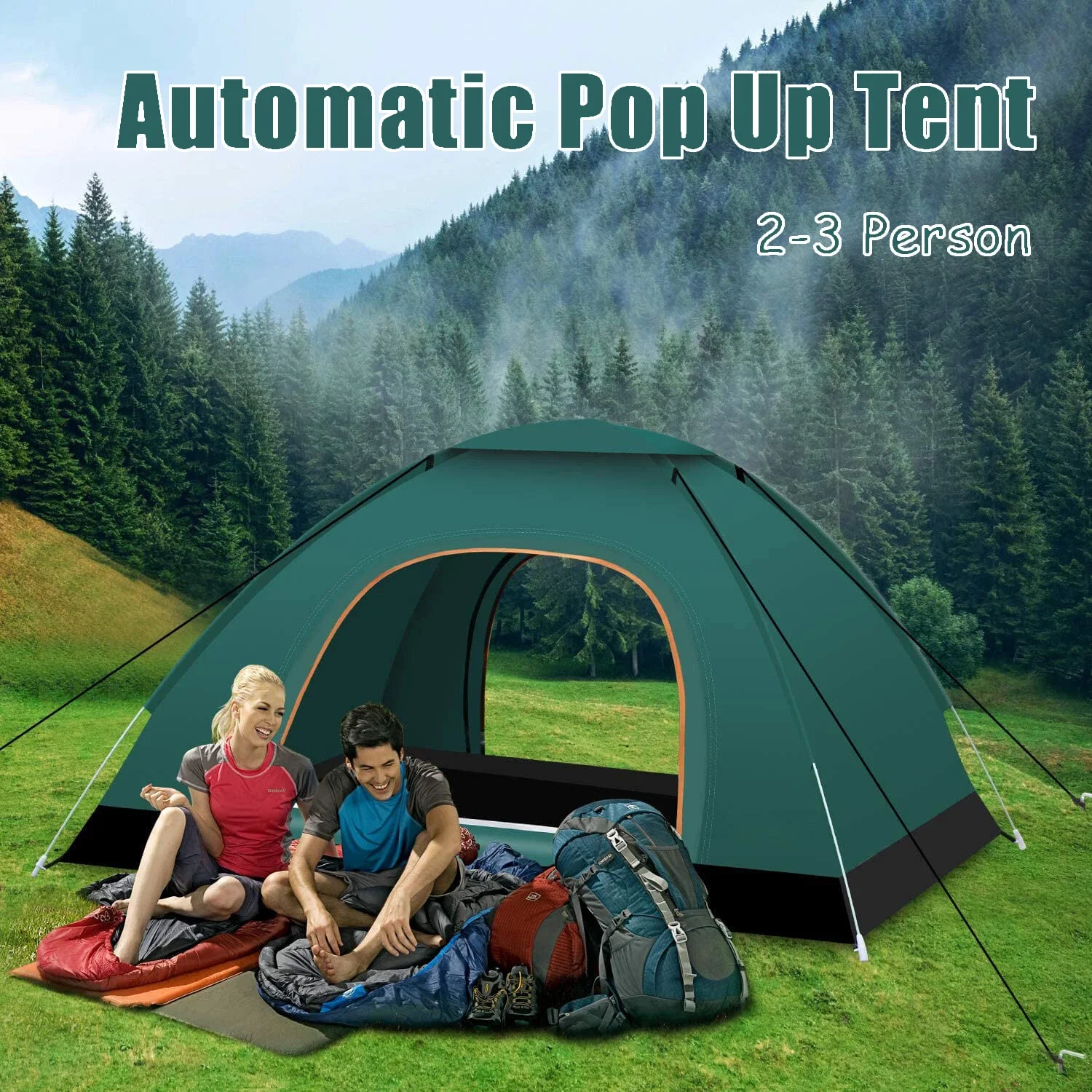 Automatic Pop Up Outdoor Camping Tent 1