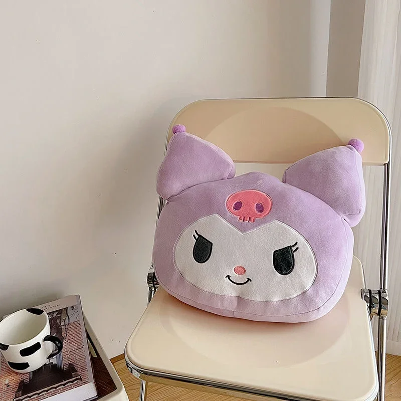 Sanrio Very Soft Kuromi Back Cushion Throw Pillow Sofa Bed Room Decor Comfortable Japanese Style Pillow Gifts Girl 4