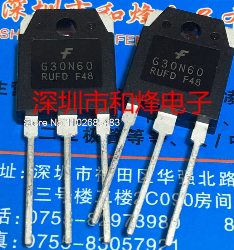 

(5PCS/LOT) G30N60RUFD TO-3P