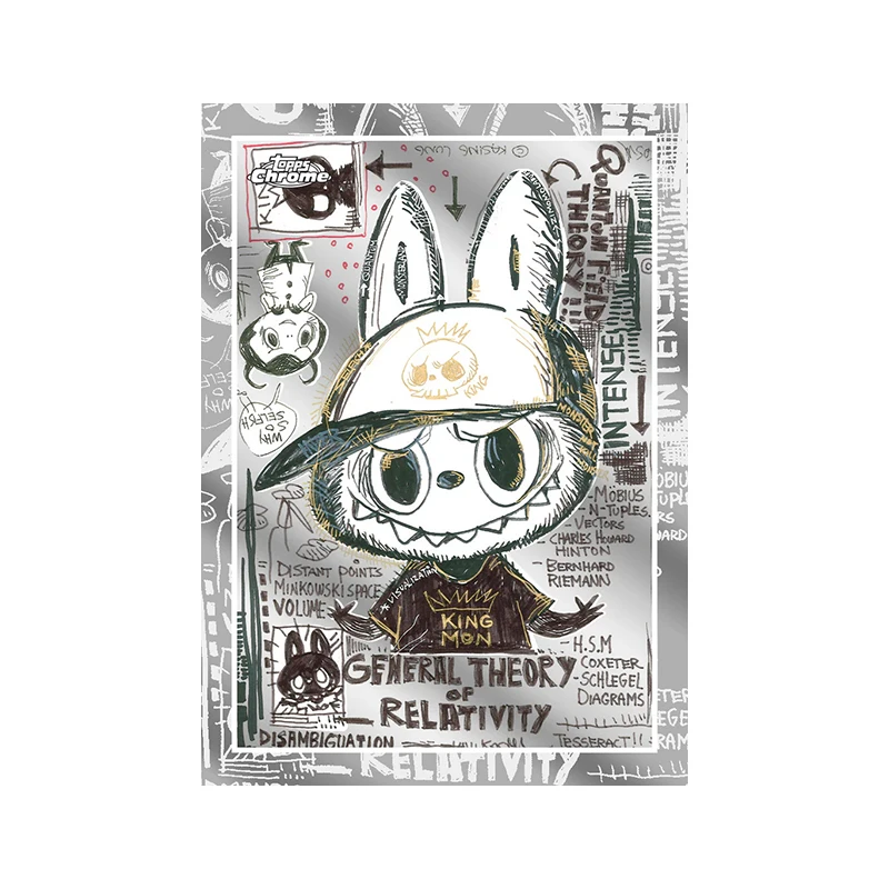 2025 Topps Labubu Chrome 10th Anniversary Hobby Box Collection