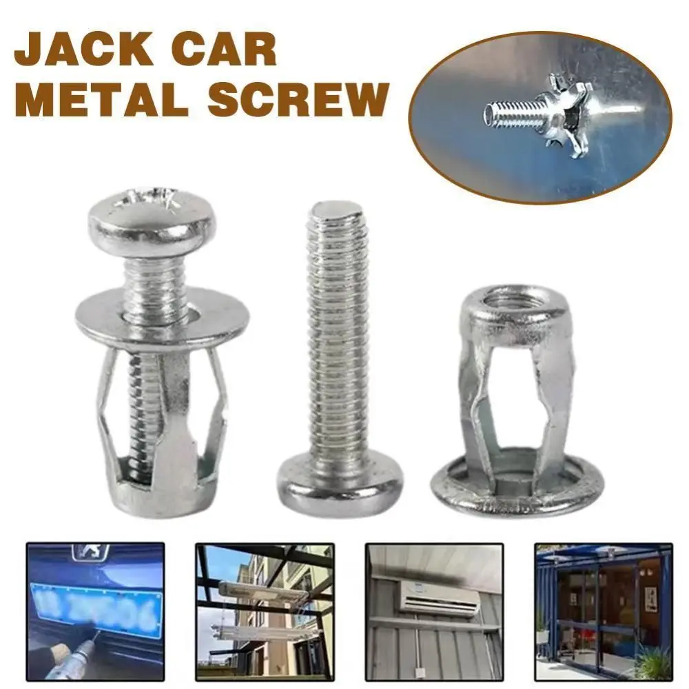 M4 M5 M6 M8 Durable Petal Rivets Base Clamp Lock Nut Car License Plate Bolt Jack Expansion Nuts For Automobile Motor Vehicle