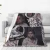 Chishiya Collage Blanket Alice In Borderland Plush Funny Breathable Throw Blanket for Home All Season 1
