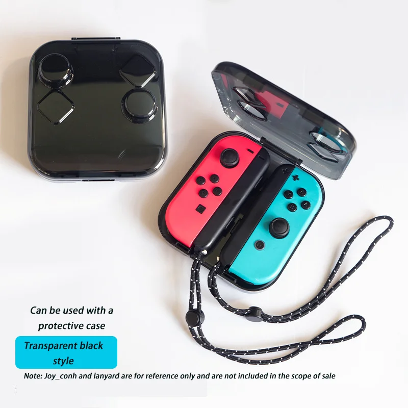 Joy con,左と右のハンドル,透明なクリスタルカバー,スイッチ付き保護