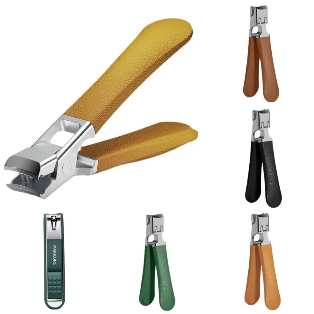 

Wide Jaw Opening Anti-Splash Nail Clipper Thick Nails Toe Ingrown Toenail Fingernail Cutter Stainless Hard Nail Clipper