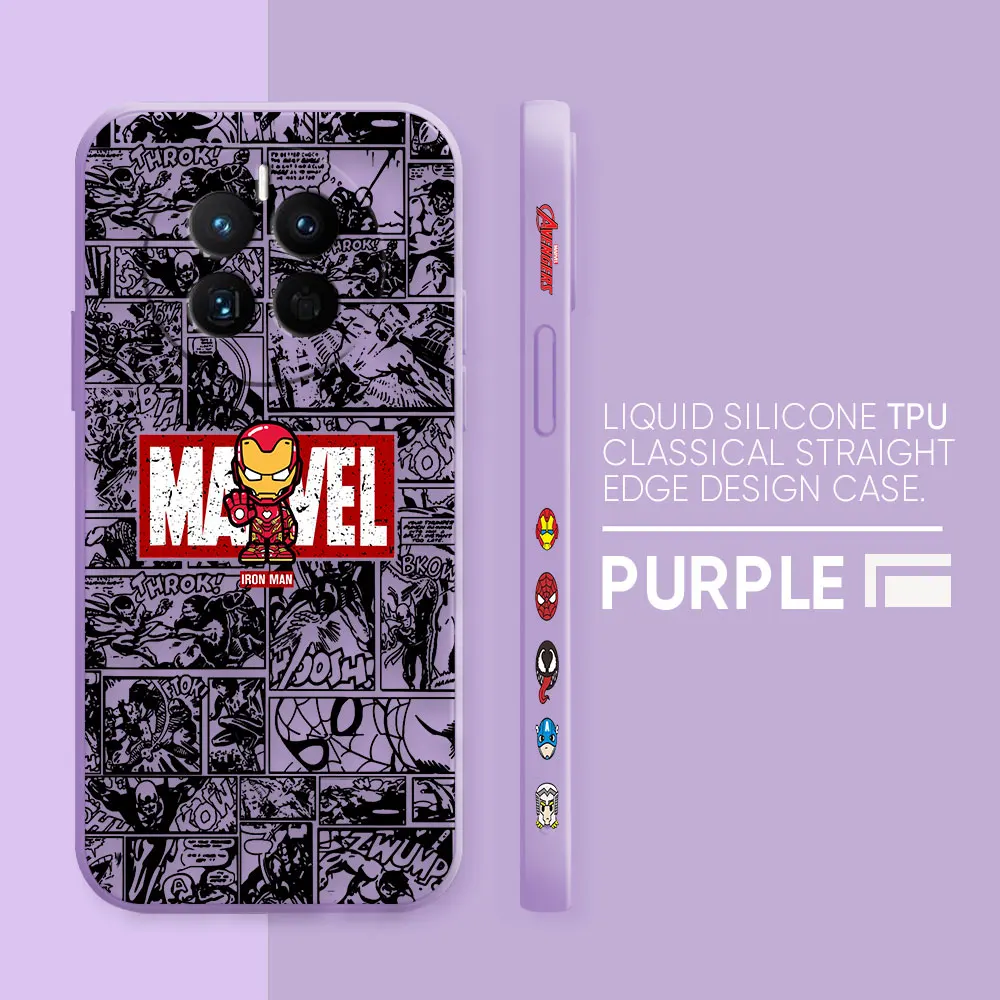 thumbnail image 1 of Phone Case For Huawei MATE 10 20 20X 30 40 50 P20 P30 P40 P50 10 PRO PLUS Case Funda Cqoue Shell Marvel Iron Spider-Man Comics, 1 of 5