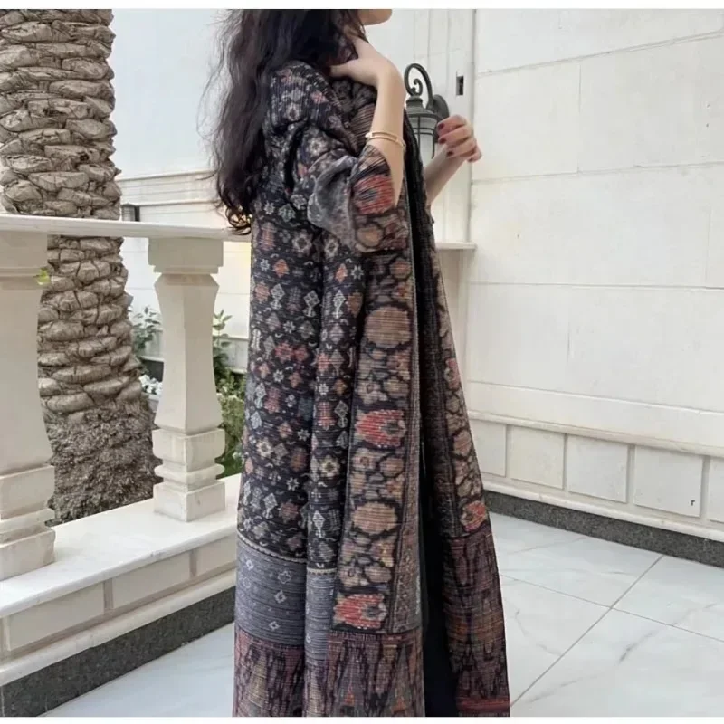 مياكي مطوي 2024 جديد مطوية طوق بأكمام طويلة ريترو...