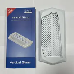 Enhanced Vertical Stand with Built - in Cooling Vents and Non - Slip Feet for Slim Disc Edition Console (White)