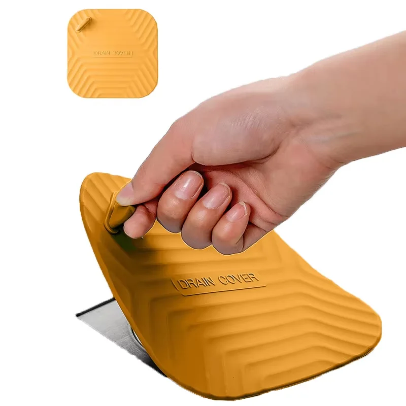 Bathroom Floor Drain Deodorizer Toilet Plug Insect-proof Cover Deodorizing Silica Gel Pad Sewer Seal Odor Prevention