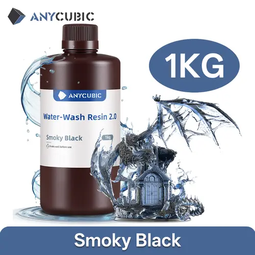 ANYCUBIC Water-Wash Resin For LCD 3D Printer High Precision Low Odor Low Viscosity 3D Printing Standard Photopolymer - Image 9