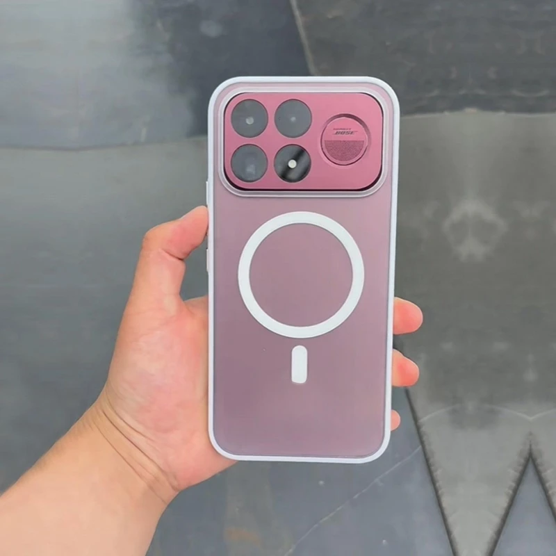 Matte Magnetic Protective Phone Case with Acrylic Finish