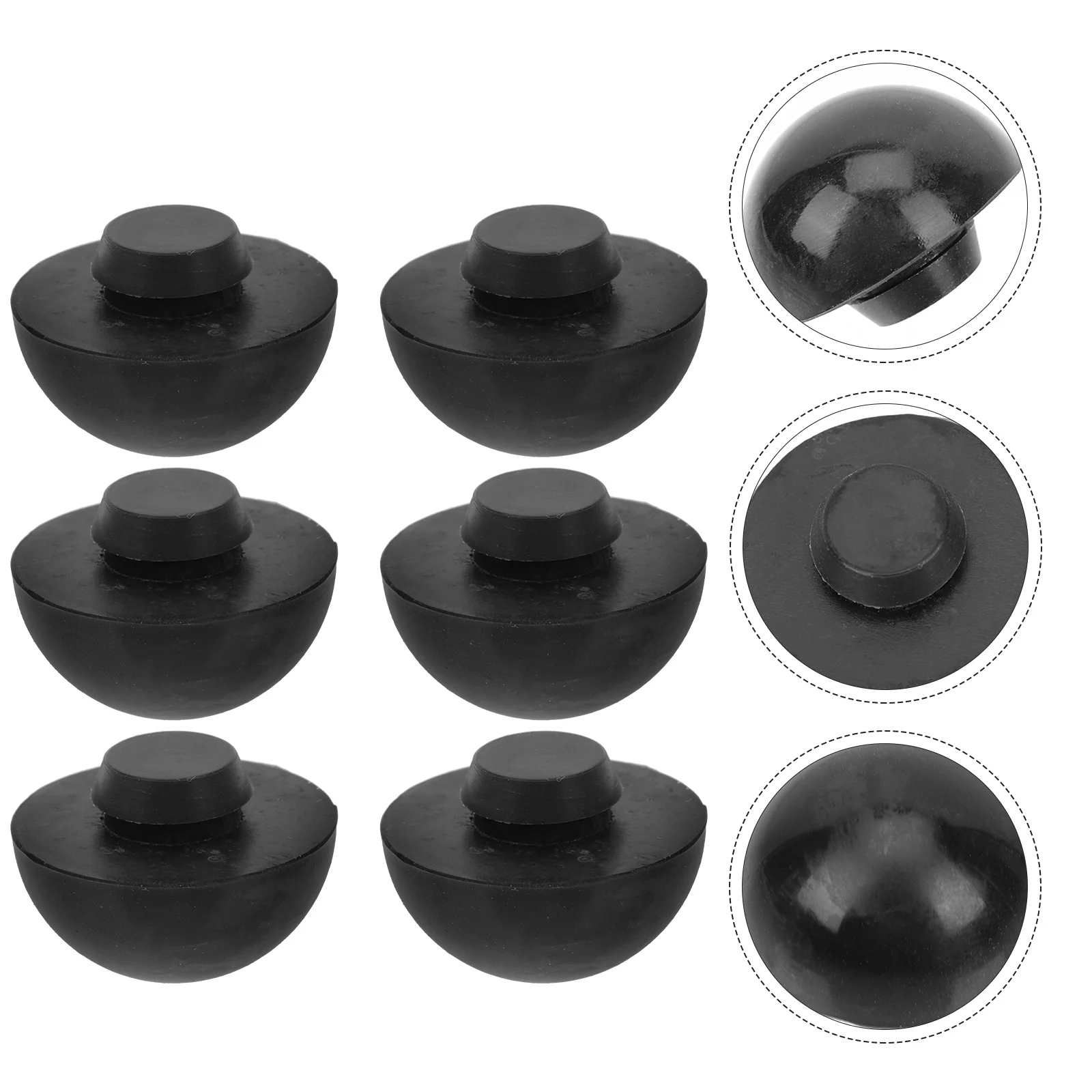 6 Pcs Hollowing Drum Foot Pad Ethereal Drum Support Stable Silicone Feet Accessories Musical Instruments Percussion Sound