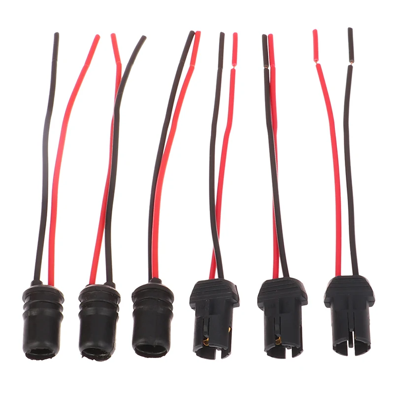 DC12V T10 W5W 194 168 Socket Marker Light Holder lamp holder headlight holder led work light holder light bulb socket light holder socket connector plug adapter instrument light holder 10pcs Connector Wire Bulb Harness Replacement Car Parts