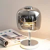 Modern Light Luxury Italian Simple   Bedside Lamp Glass Master Bedroom Bedside Lamp Designer Decorated High-Class LED Light 2