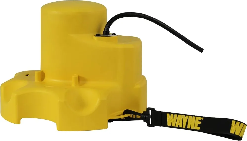 1900 GPH Auto On/Off Submersible Pump with Multi-Flo Technology for Water Removal and Transfer, Yellow