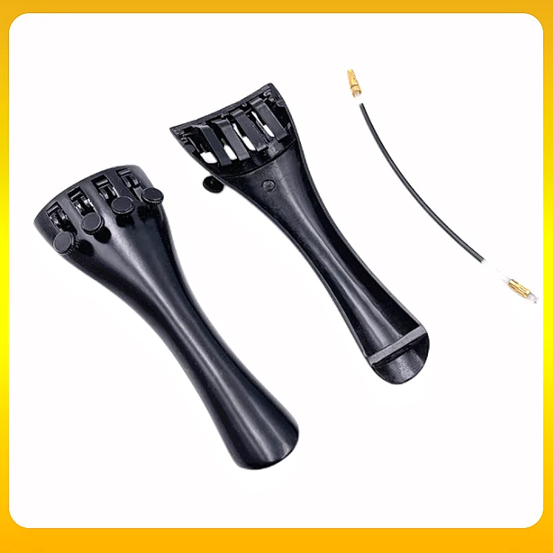 Viola Aluminum Alloy/carbon fiber Adjuster Tailpiece with 4 tuners&Nylon Tail Gut Cord Strings Drawplates Tailgut Tuning parts