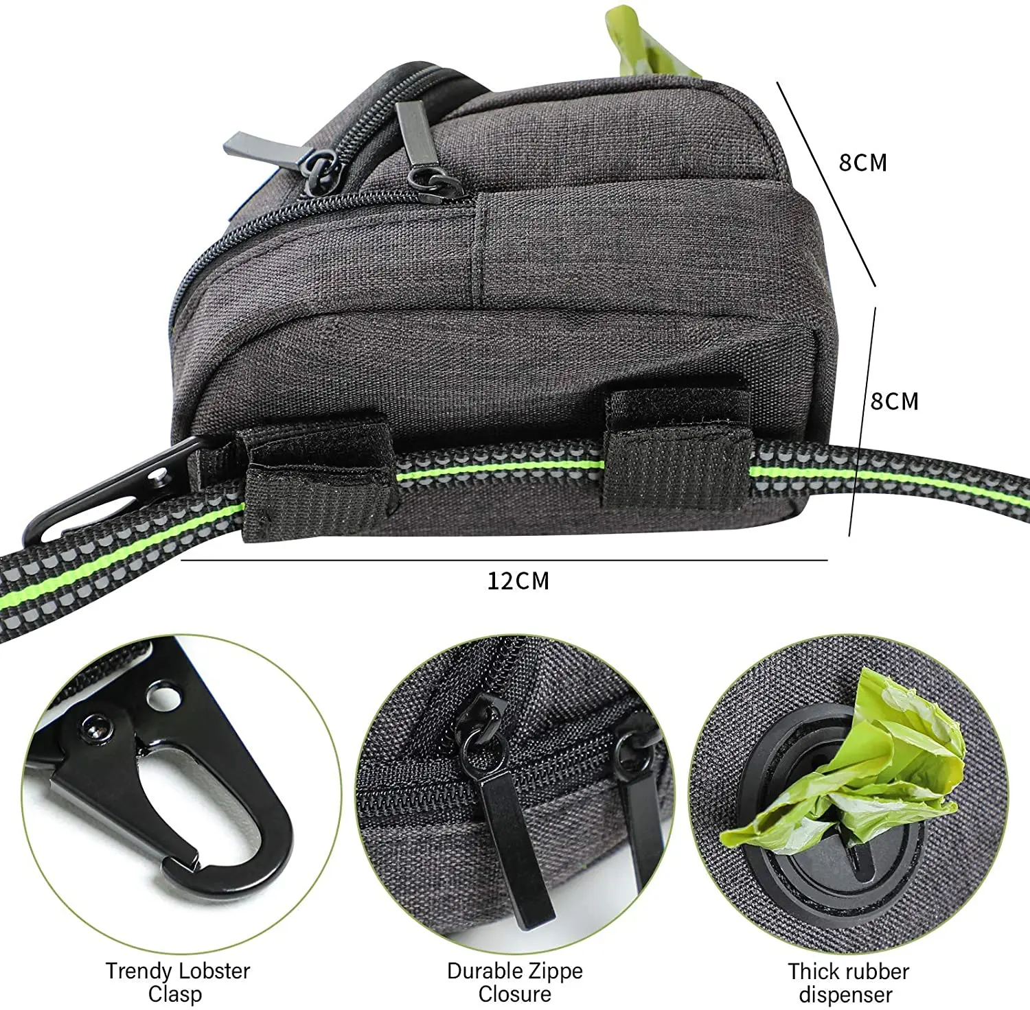 Pet Dog Treat Pouch Portable Multifunction Dog Training Food Bag Outdoor Travel Poop Bag Dispenser Durable Pet Accessories