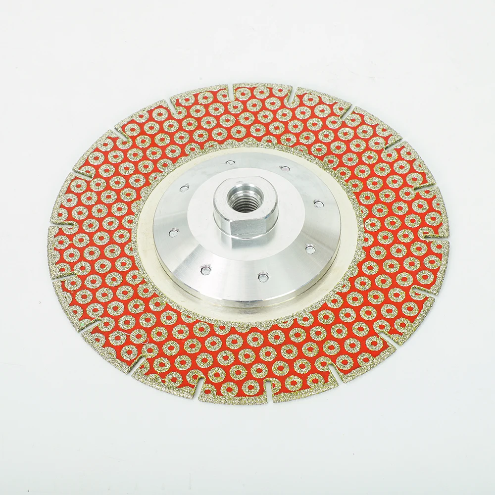 

180mm M14 Electroplated Diamond Saw Blade Galvanized Cutting Sheet Grinding Disc For Polishing Marble Granite Ceramic Tile Stone