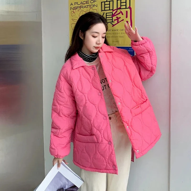 

Denim Jacket Women Thin Parkas Straight Shirt Coats Fashion Blue Outwear Female Pockets Oversize Coat Woman Autumn Trf Jacket E