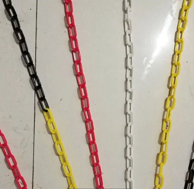 Plastic Chain Plastic Barrier Chain Safety Chainsaw Sharpening For Crowd Channeliser 5m-10m