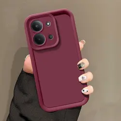 Luxury Candy Matte Anti - Fall Protective Phone Case for Redmi 17 4G (TY red)