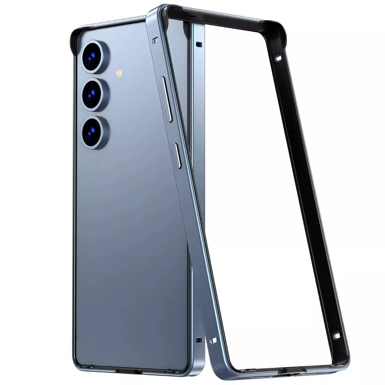 Ultra Slim Silicone Metal Bumper Phone Case - Tough and Drop Protection Cover