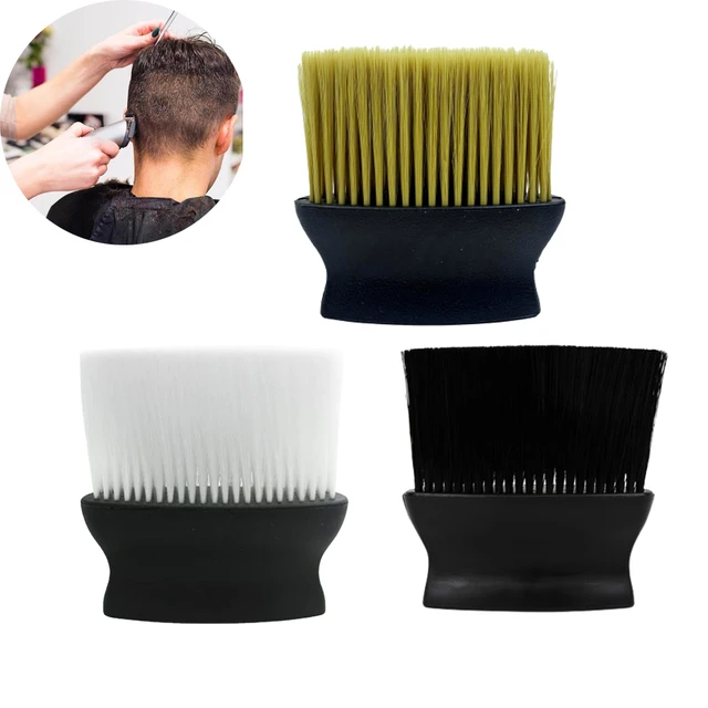 Brosse à barbe en Fiber douce pour le visage et le cou, accessoire