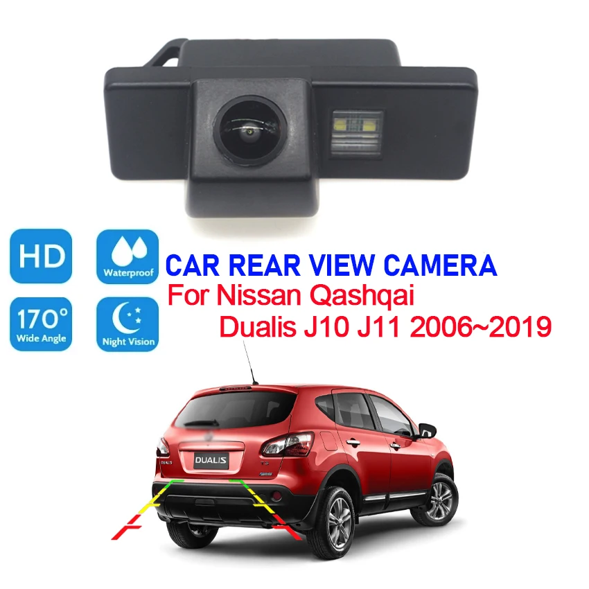 

CCD HD рыбий глаз камера заднего вида для Nissan Qashqai Dualis J10 J11 2006 ~ 2019 автомобильный резервный монитор для парковки заднего хода с ночным видением