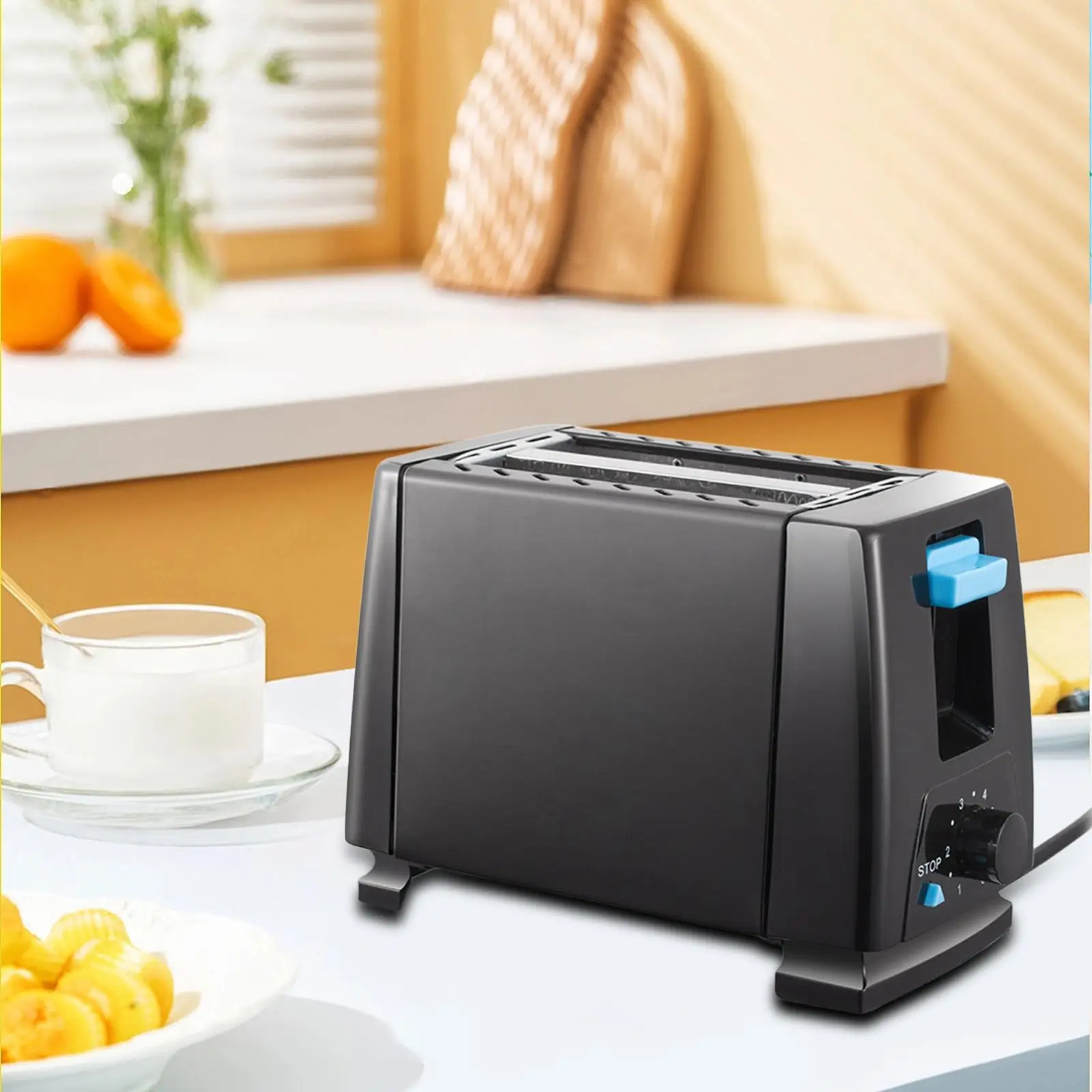 Bread Toaster Household Kitchen Appliances Bread Maker for Bread Bagels Puff
