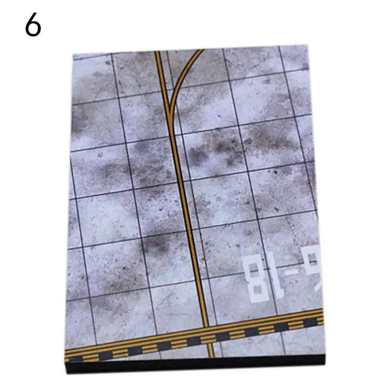 15x10CM 정적 공항 활주로 플랫폼 데크 모델 군사 모래 테이블 항공기 장면 풍경 레이아웃 디오라마 키트 1Pcs