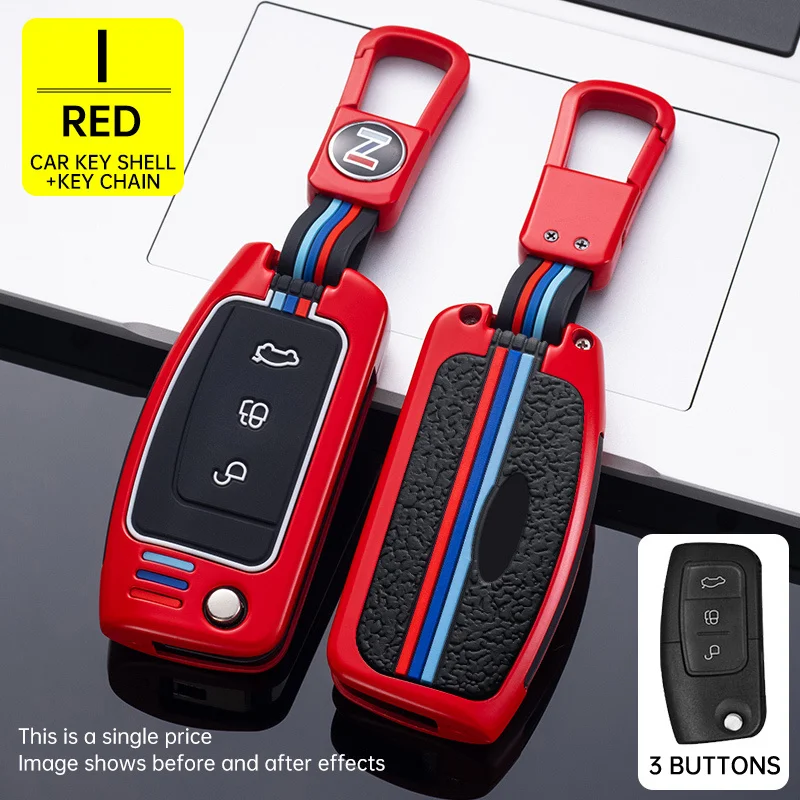 Car Key Cover Case Key Shell Holder For Ford Fiesta Focus 2 Ecosport