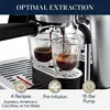 Arte Evo Espresso Machine with Cold Brew, Manual Milk Frother, Barista Kit for Latte, Cappuccino, Built-in Grinder, EC9255M 1