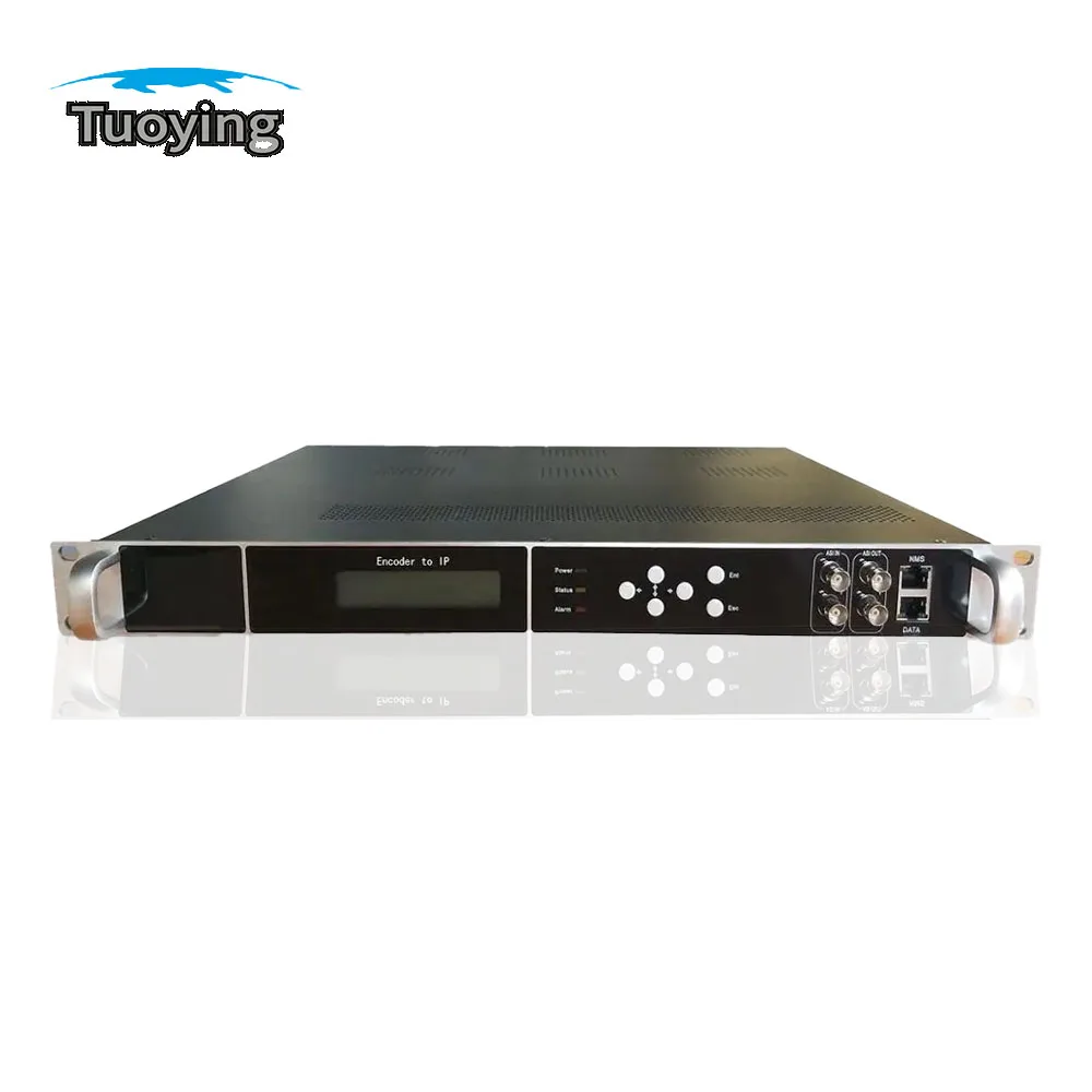 16 Canali Hdmi A Ip Asi Hotel Iptv Tv System Front-End Equipment, Tv Via Cavo Front-End Video H265 H264 Ip Video Encoder
