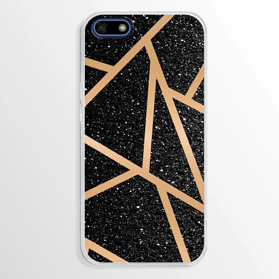 Stylish Marble Design Soft TPU Phone Case in Russian Edition