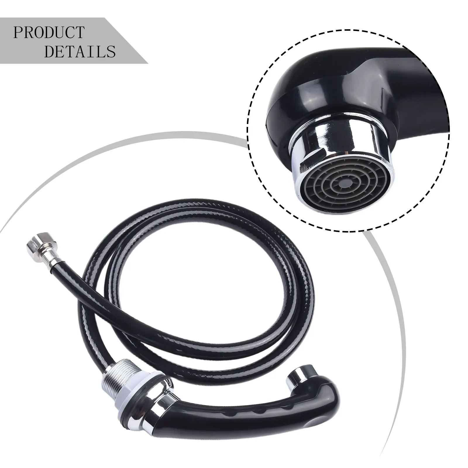 Shampoo Bow Sink Basin Faucet Sprayer With Hose Pipe Equipment Kit Professional Sprayer Salon For Hairdresser Babershop 6
