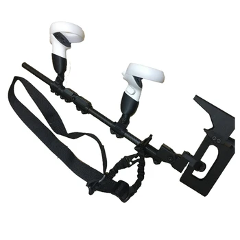 향상된 FPS 게임 경험 VR 액세서리, 총 주식 슈팅 건 스탠드, 오큘러스 퀘스트 2/3 게임 부품용, 1 개