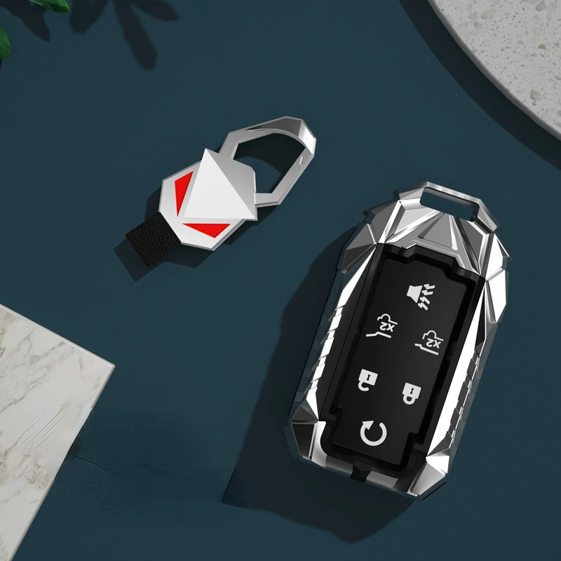 Portachiavi in lega per auto custodia per telecomando portachiavi per GMC Yukon XL Sierra Terrain Acadia per Chevrolet Tahoe 2015 - 2020 9 Portachiavi in lega per auto custodia per telecomando portachiavi per GMC Yukon XL Sierra Terrain Acadia per Chevrolet Tahoe 2015 - 2020 - Sc3a94d74ea5848f99437d2ee41322caay