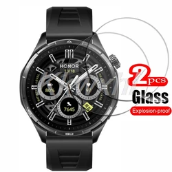 2 - Pack 9H HD Tempered Glass Screen Protectors for Smartwatch - 1.46 Accessories Cover Film (Honor Watch 6 Plus)