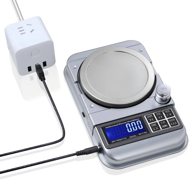 Portable Precision Digital Scale 0.001g 0.01g 0.1g Stainless Steel pocket scale Jewelry Scale Laboratory balance