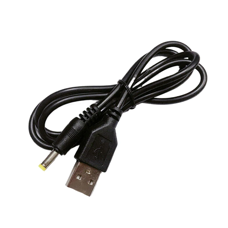 새로운 100CM 전원 USB 충전기 케이블 DC 4.0mm 플러그 DC4017 PSP PSP100 PSP110 게임 플레이어 컨트롤러 연결용 충전 코드