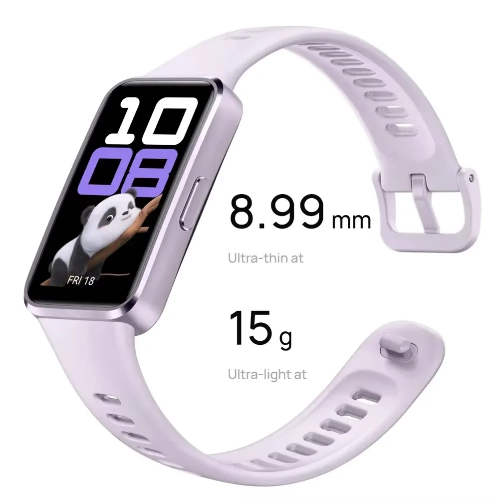 오리지널 HUAWEI Band 10 스마트워치 피트니스 건강 모니터 수면 추적 14일 배터리 수명 IOS 안드로이드 시스템 지원