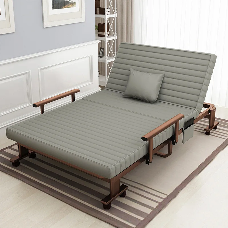 Folding bed, siesta, single office, siesta, simple bed, household