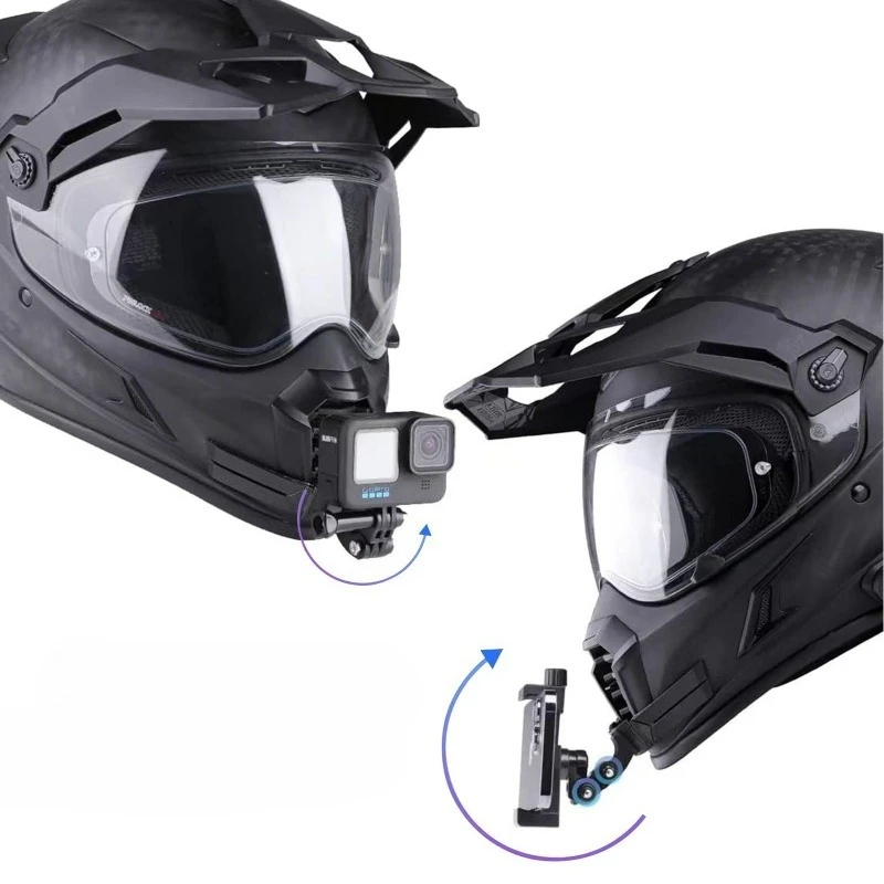 Support Caméra Action 360° avec Clip Téléphone et Vis M5 - Lot de 5 Accessoires