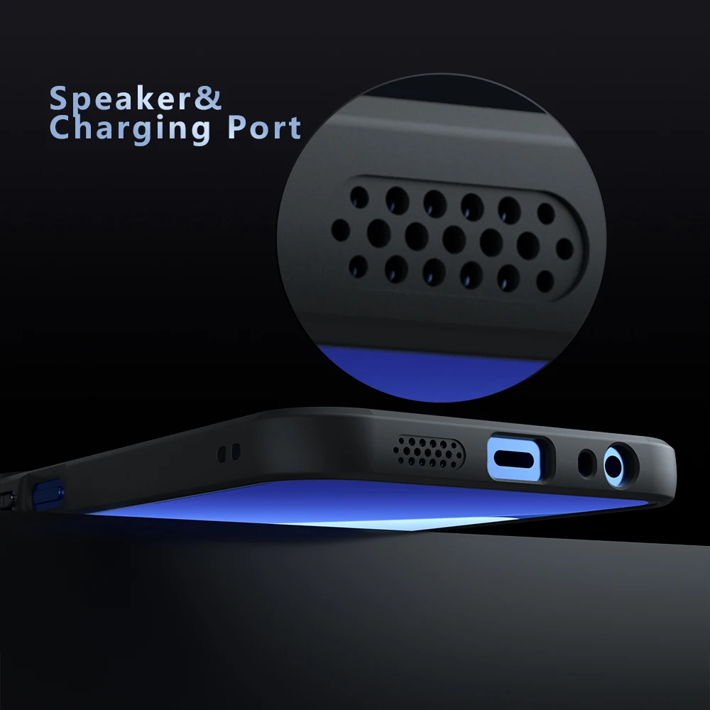 Magnetic Wireless Charging Translucent Matte Shockproof Phone Case