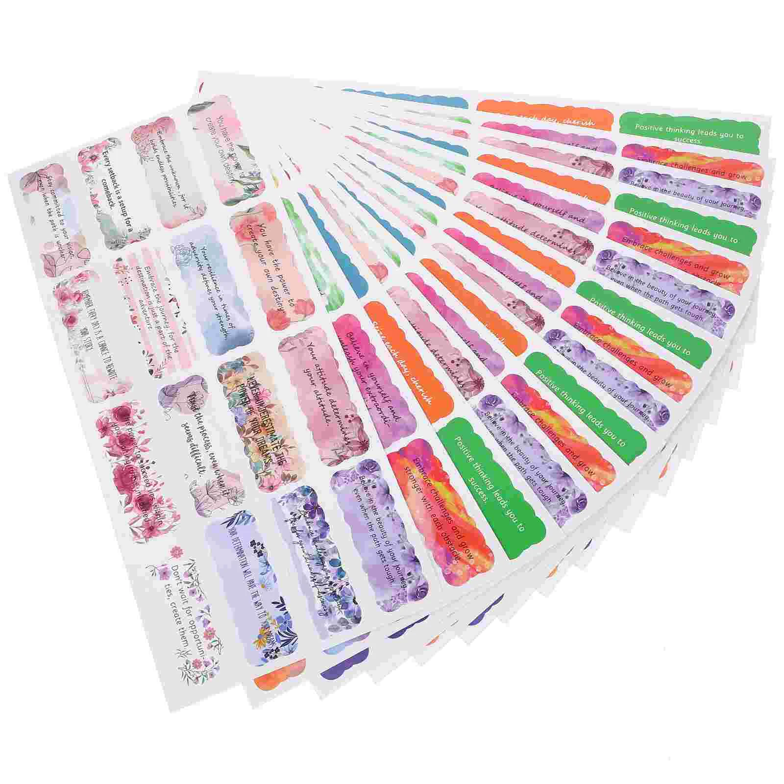 

240 Pcs Scrapbook Inspirational Stickers For Journaling Motivational Planner Quotes