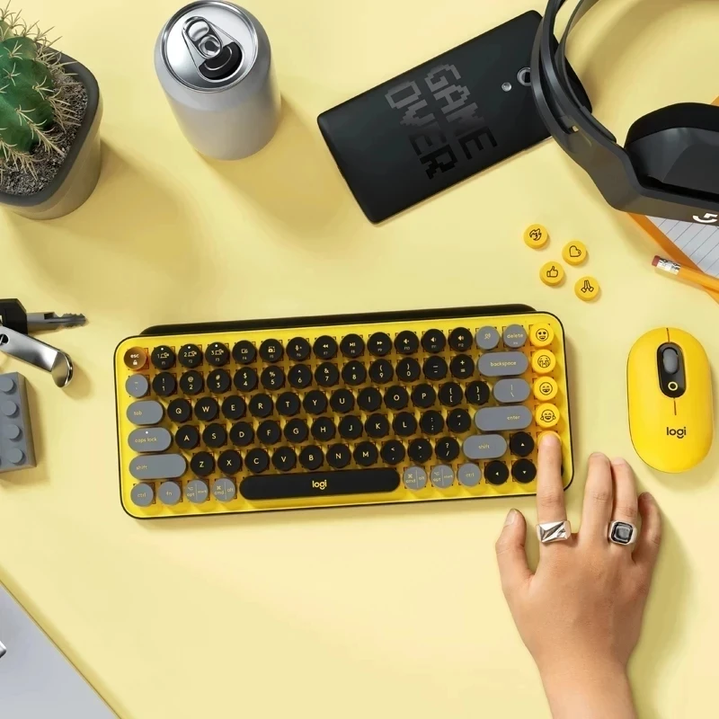 Logitech POP KEYS Wireless Portable Mechanical Keyboard