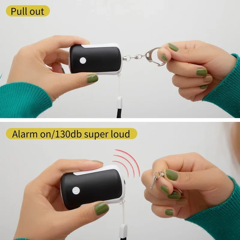 125db Self Defense Alarm Personal Defense Siren Anti-attack Security for Women Kids Personal Security Loud Alert Att