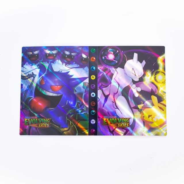 Pokemon Album 3D Holographic 240pcs Pikachu Charizard Shining Map Collections Notebook Binder Folder Holder Book Cards Protector Flash 98