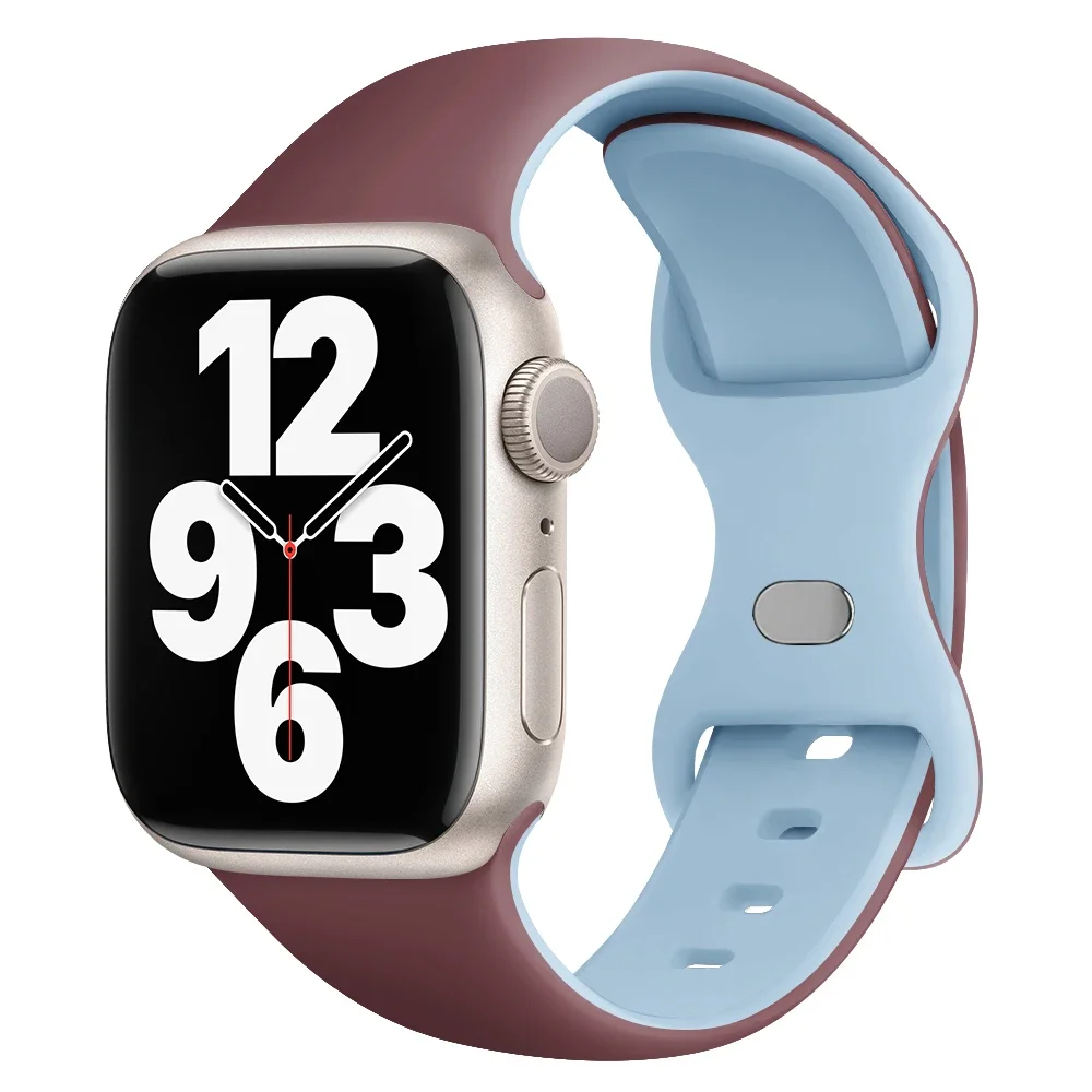 Premium Soft Silicone Smartwatch Band - Versatile Sport Strap Bracelet